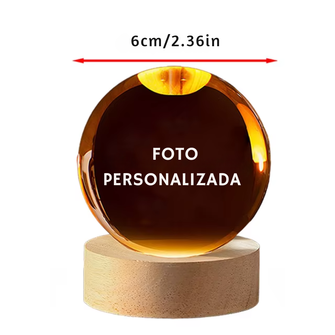 Esfera de cristal personalizada - Infinity Memories