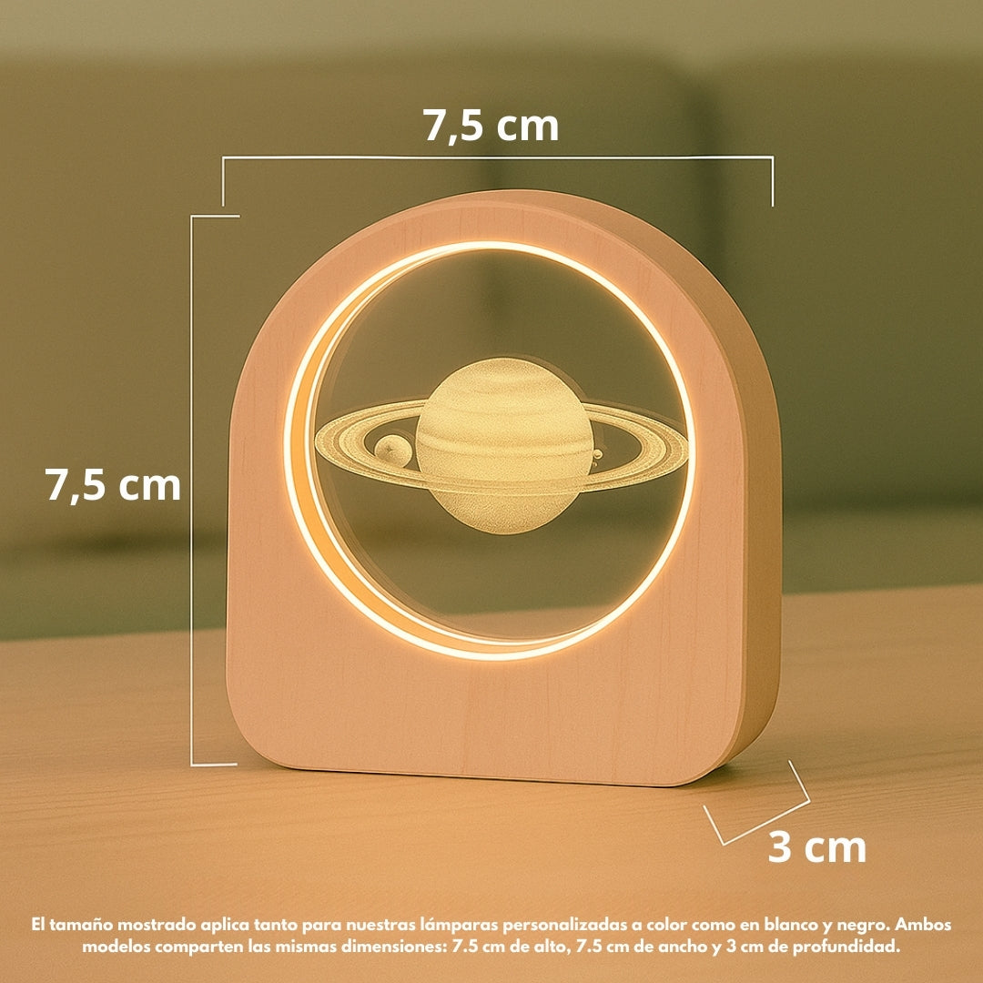 Cristal luminoso 3D personalizado - Eternal Memory