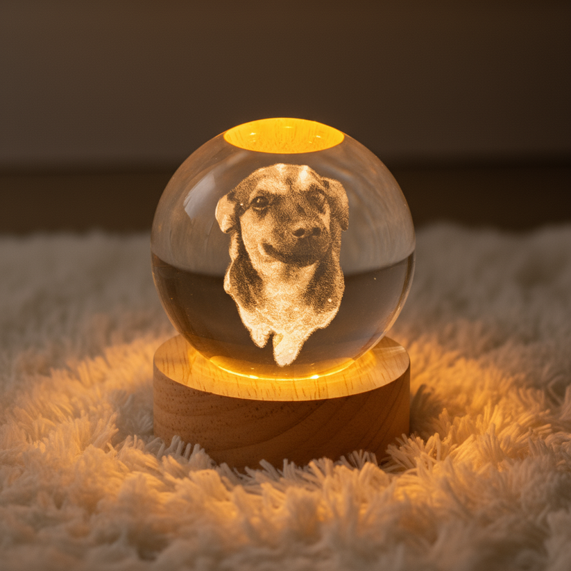 Esfera de cristal personalizada - Infinity Memories