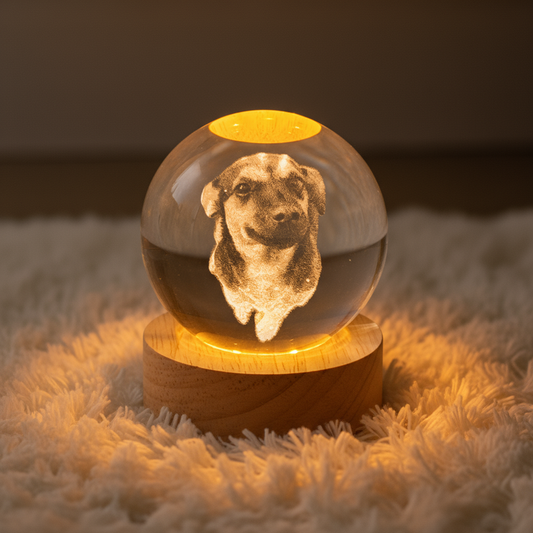 Esfera de cristal personalizada - Infinity Memories