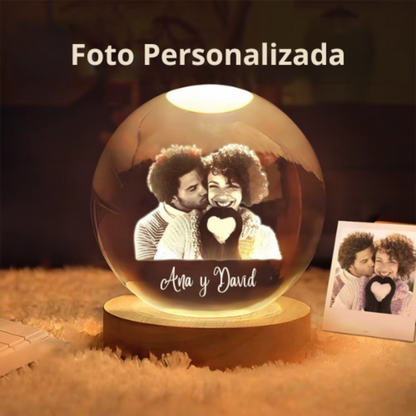Esfera de cristal personalizada - Infinity Memories
